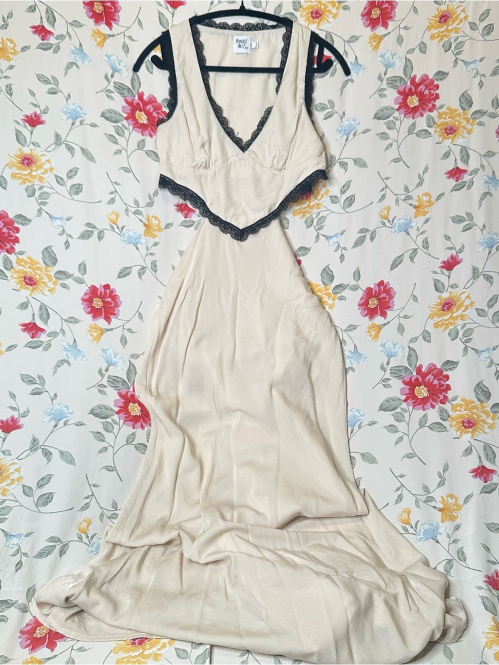PRINCESS POLLY | Keila Lace Trim Maxi Dress | Women’s Size US 4